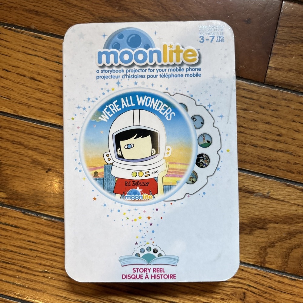 We're All Wonders R.J. Palacio Moonlite Storybook Projector Reel 3-7 Years